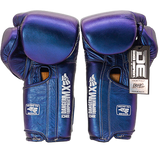 Boxing Pro Gloves Velcro Danger Mx Blue