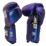 Boxing Pro Gloves Velcro Danger Mx Blue
