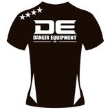 T-Shirt Cotton USA Danger Black White