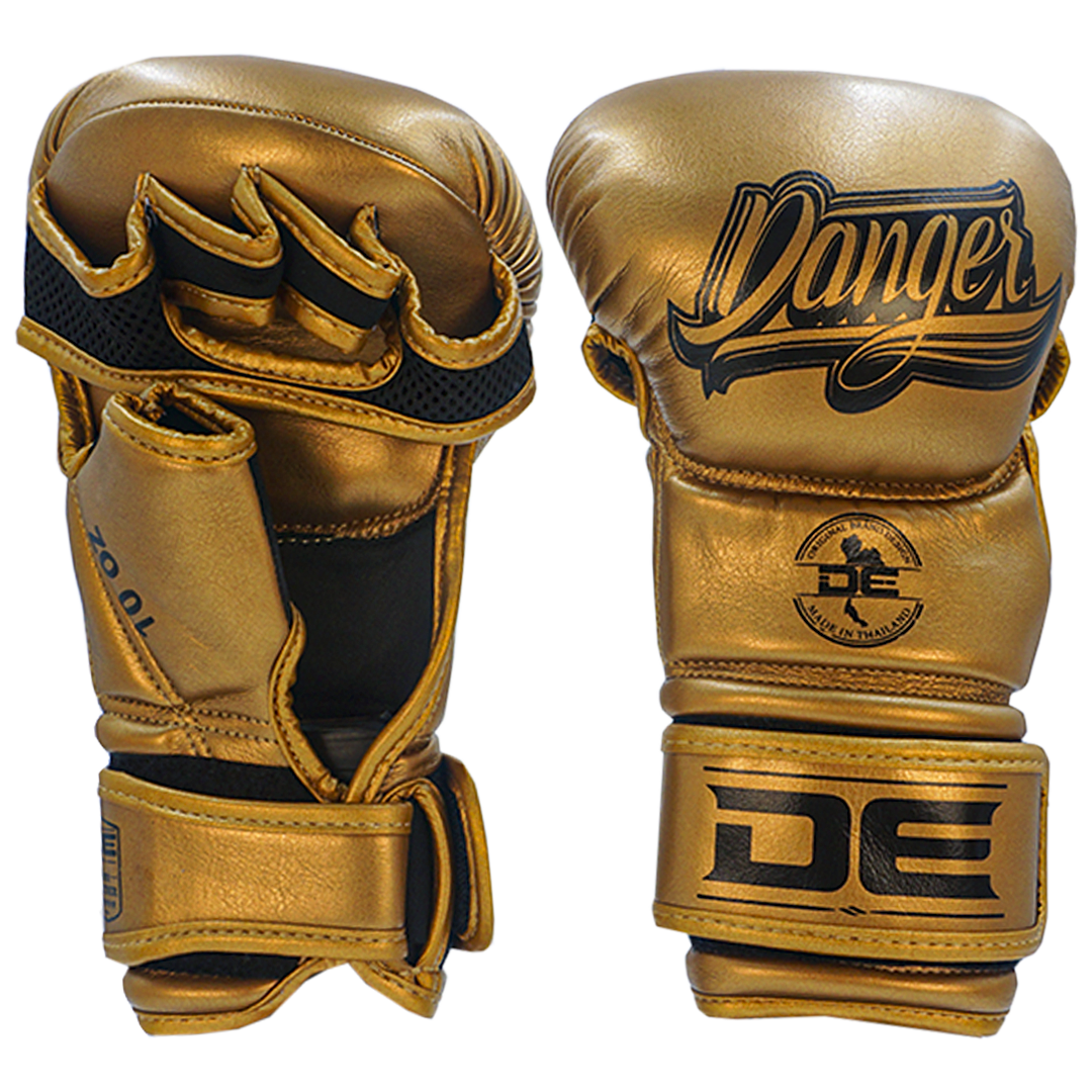 MMA Gloves Danger Sparring Microfiber Gold – Danger Equipment