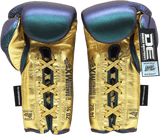 Boxing Pro Gloves Laces Danger Mx Blue
