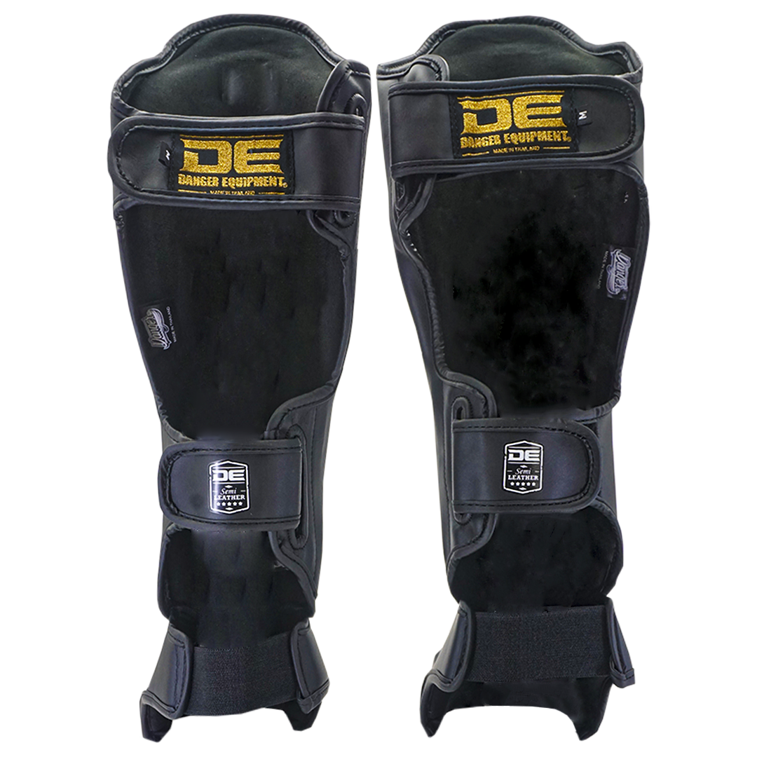 Shin Guards Supermax Microfiber Black – Danger Equipment