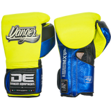 Boxing Pro Gloves Velcro Danger Mx Neon
