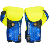 Boxing Pro Gloves Velcro Danger Mx Neon