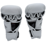 MMA Gloves Danger Sparring Microfiber White