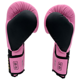 Boxing Gloves Danger Rocket Microfiber Pink Black