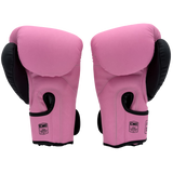 Boxing Gloves Danger Rocket Microfiber Pink Black