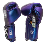 Boxing Pro Gloves Velcro Danger Mx Blue