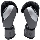 Boxing Gloves Danger EVO 3 Microfiber Black Grey Silver