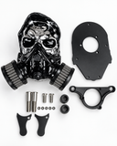 🔥 HARLEY-DAVIDSON SKULL HIGH-FLOW AIR CLEANER – CUSTOM BLACK & CHROME