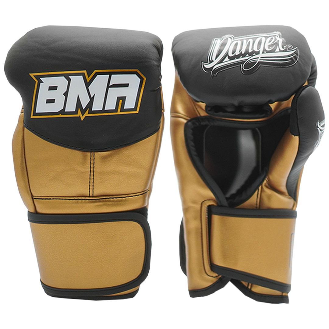 Brown Leather Gloves - American Deerskin - Rabbit Fur Lining