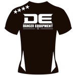 T-Shirt Cotton USA Danger Black White
