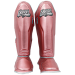 Shin Guards Danger Supermax Semi Leather Pink