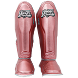 Shin Guards Danger Supermax Semi Leather Pink