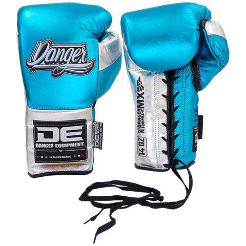 Boxing Gloves Laces Danger Mx Sky Blue