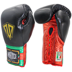 Boxing Gloves Laces Matto Black Italian Metal