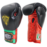 Boxing Gloves Laces Matto Black Italian Metal