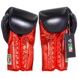 Boxing Gloves Laces Matto Gucci Style Black Red