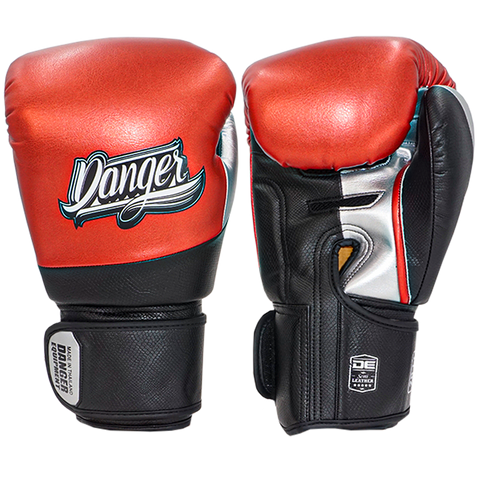 Boxing Gloves Danger EVO 3 Semi Leather Red Cobra