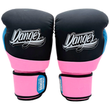 Boxing Gloves Danger EVO 3 Microfiber Black Pink Blue