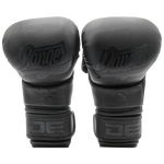 MMA Gloves Danger Sparring Semi Leather Black Logo