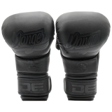 MMA Gloves Danger Sparring Semi Leather Black Logo