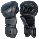 MMA Gloves Danger Sparring Semi Leather Black Logo