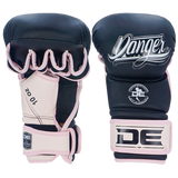 MMA Gloves Danger Sparring Semi Leather Black Light Pink