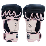 MMA Gloves Danger Sparring Semi Leather Black Light Pink