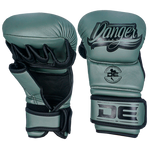 MMA Gloves Danger Sparring Semi Leather Army Green