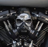 🔥 HARLEY-DAVIDSON SKULL HIGH-FLOW AIR CLEANER – CUSTOM BLACK & CHROME