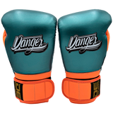 Boxing Gloves Danger Mexican Microfiber Viridian Orange