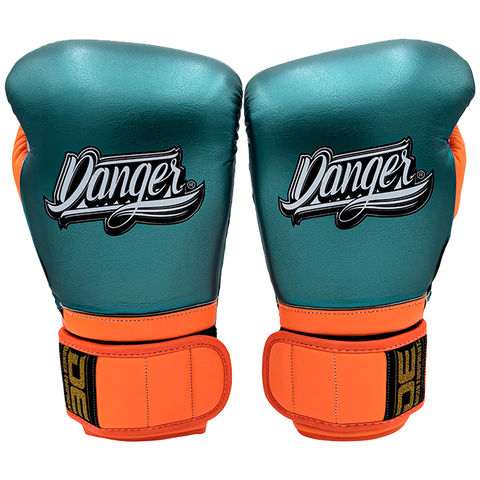 Boxing Gloves Danger Mexican Microfiber Viridian Orange
