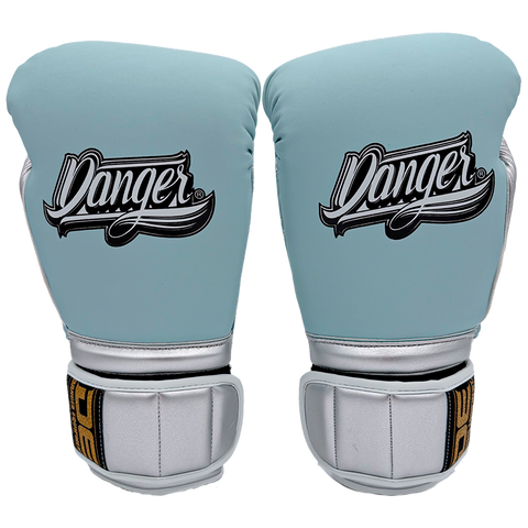 Boxing Gloves Danger Mexican Microfiber Baby Blue