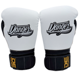 Boxing Gloves Danger Mexican Microfiber White Black