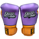 Boxing Gloves Danger Mexican Microfiber Purple Gold