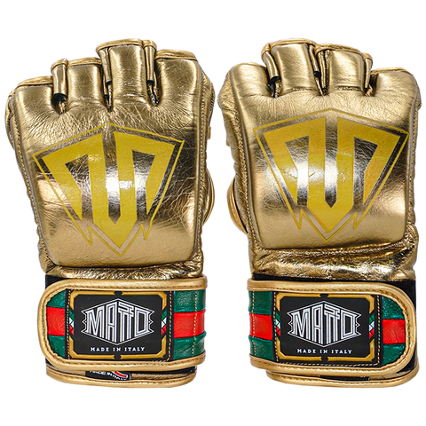 MMA Gloves Matto 24k Gold Edition