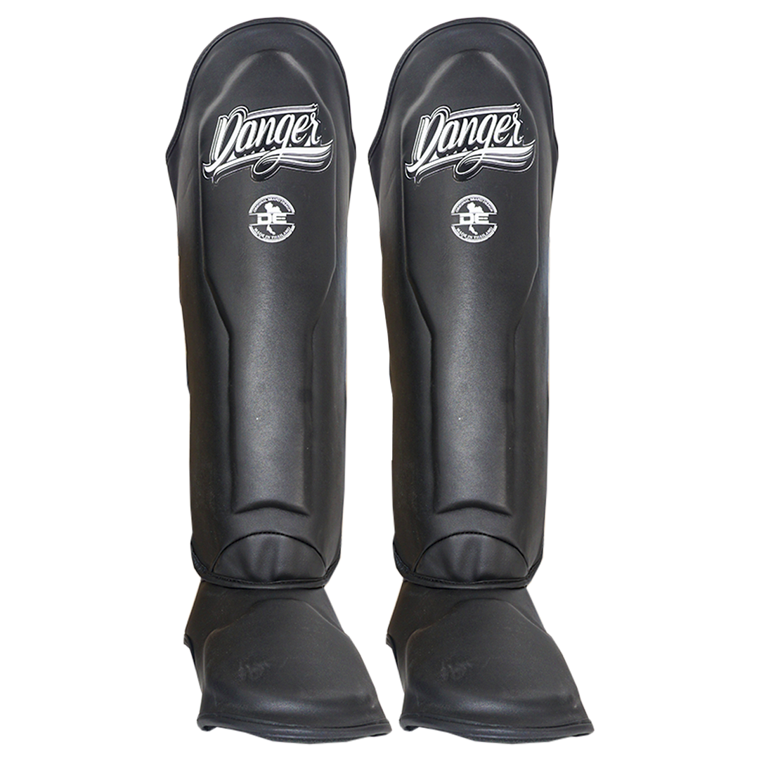 Shin Guards Supermax Microfiber Black – Danger Equipment