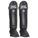 Shin Guards Danger Supermax Semi Leather Black