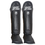 Shin Guards Danger Supermax Semi Leather Black