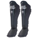 Shin Guards Danger Supermax Semi Leather Black