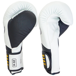 Boxing Gloves Rocket Semi Leather White