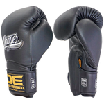 Boxing Gloves Danger Rocket Semi Leather Color Black