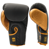 Boxing Gloves Danger Rocket Semi Leather Black Gold