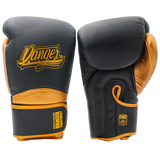 Boxing Gloves Danger Rocket Semi Leather Black Gold