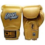 Boxing Gloves Danger Rocket Leather 24k Gold