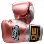 Boxing Gloves Danger Rocket Semi Leather Metalic Pink