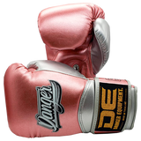 Boxing Gloves Danger Rocket Semi Leather Metalic Pink