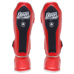 Shin Guards Danger EVO 3 Semi Leather Red Cobra