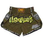 Muaythai Shorts Danger Army Green